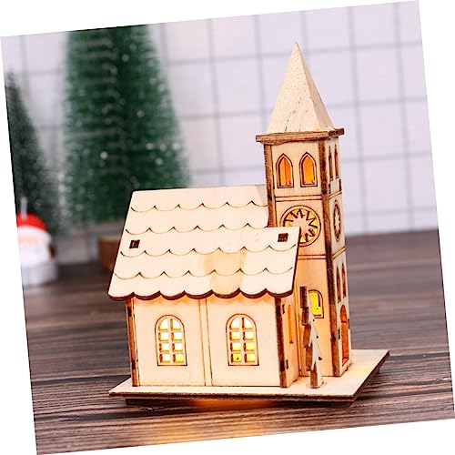 Adornos navideños de madera BAZEITFLOW con luz para revivir la magia de la Navidad en familia 4