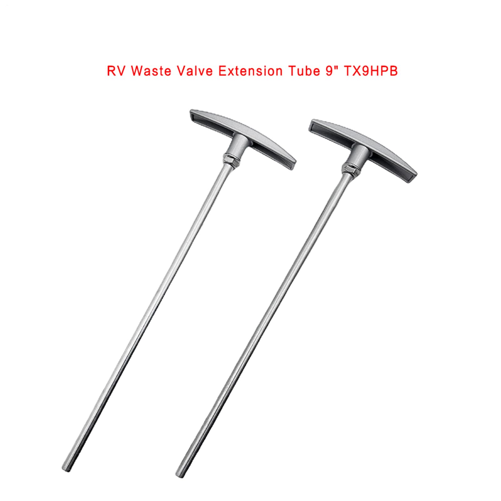 Varilla de extensión de válvula de alcantarillado para RV - Tubo de manija de tanque, varilla de reemplazo de válvula de desechos de 9 pulgadas para RV | Tubo de extensión conveniente para el