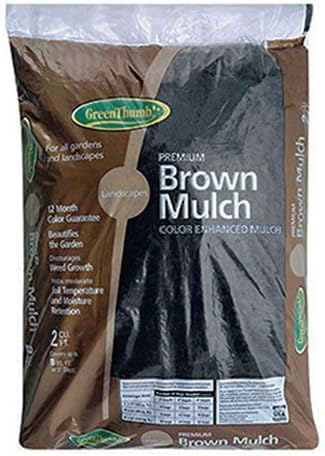 GARICKBG2CFDMBRGT Green Thumb Brown Mulch, 2 cu. ft.