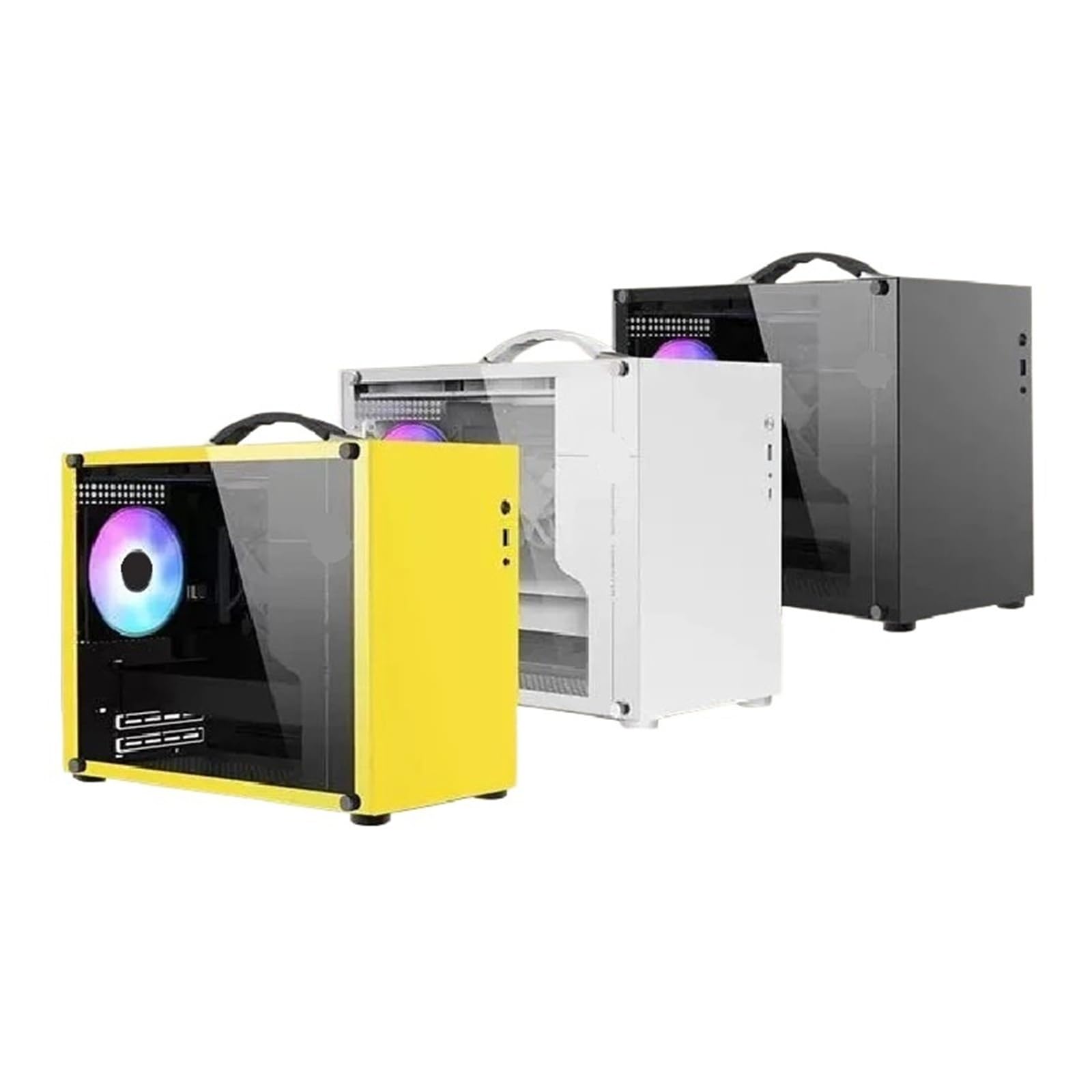 X-Gamer X100 M-ATX Przenośna obudowa na komputer ITX MATX Zasilacz Wsparcie U3 Typ-C Desktop MINI Mała obudowa