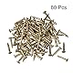 QUARKZMAN Kleine winzige Messingnägel 1,2x8mm für DIY Dekorative Bilder Holzkisten Haushaltszubehör 80 Stück
