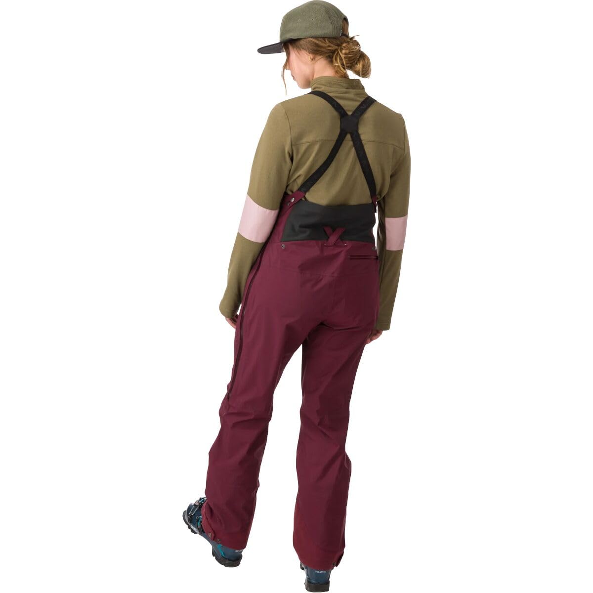 Flylow Siren Bib Pant - Women's, Ruby, 6