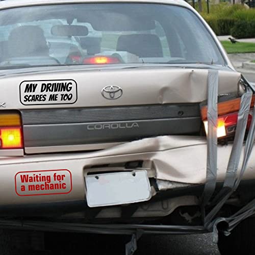 Personalized Sticker With Your Own Text Custom Sign Decal For Car Bumper Window - Make Your Own Sign For Truck Trailer - 2 Lines Of Custom Lettering 10 Fonts And 24 Colors 4.3X10 Inches #TOP4