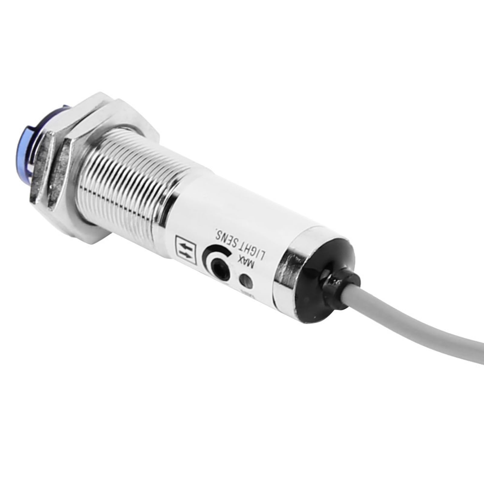 Interruptor de fotocélula DC, componente electrónico, sensor de fibra óptica, 12-24 V, 10-30 mm, 4 conductores, interruptor de sensor NPN BERM NO CDD-40N