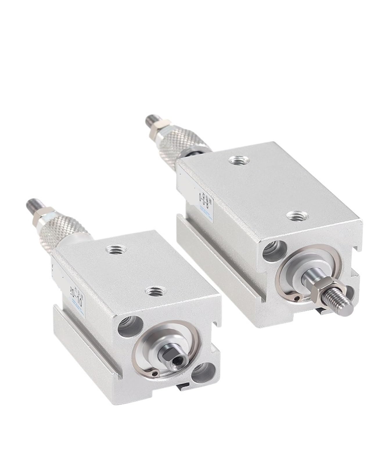 Vérin pneumatique mince SDAJ16*30-20 filetage double effet