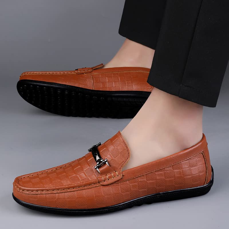 Men's Genuine Leather Loafers Slip-On Driving Moccasins Casual Comfort Soft Breathable Spring Summer Flats3