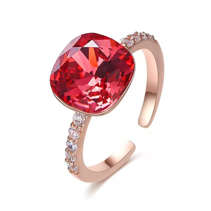 Bagues pour femmes avec cristaux fini les erreurs de taille avec cette bague romantique réglable