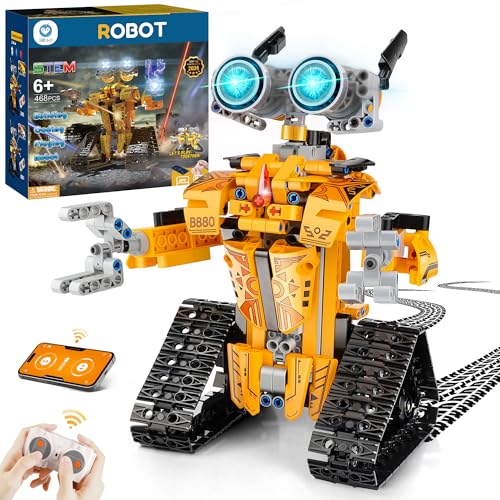 Sillbird Robot de Juguete para niños de 8 a 12 años, Juguetes de construcción de Robots controlados por aplicación remota Mindstorms Regalo Cumpleaños Infantiles Niños 8-12 Años