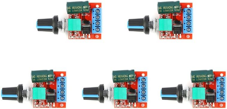 EC Buying 5Pcs 5V-28V 5A DC Motor PWM Speed Controller Switch 90W Mini Voltag...