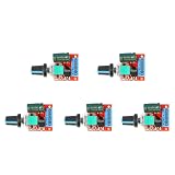 EC Buying 5Pcs 5V-28V 5A DC Motor PWM Speed Controller Switch 90W Mini Voltage Regulator LED Light Switch Dimmer Speed Control Module