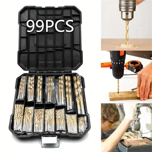 Set de Brocas de Acero Rápido 99 Piezas para Taladro miniatura 2