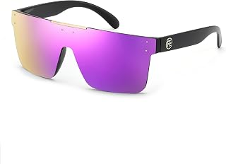 FEISEDY Polarized Flat Top Square Sunglasses Men Women Z87 UV400 B2990
