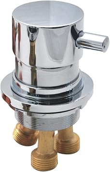 Splited Shower Mixer Tap Diverter Chrome Brass Shower Mixer Tap G1/2" Connector Cold And Hot Water Shower Mixer Valves For Bathroom,Mixing Valve