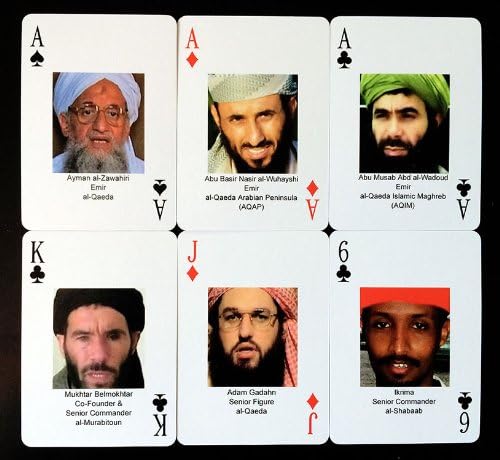 IntelCenter Most Wanted Jihadi Terrorists Playing Cards