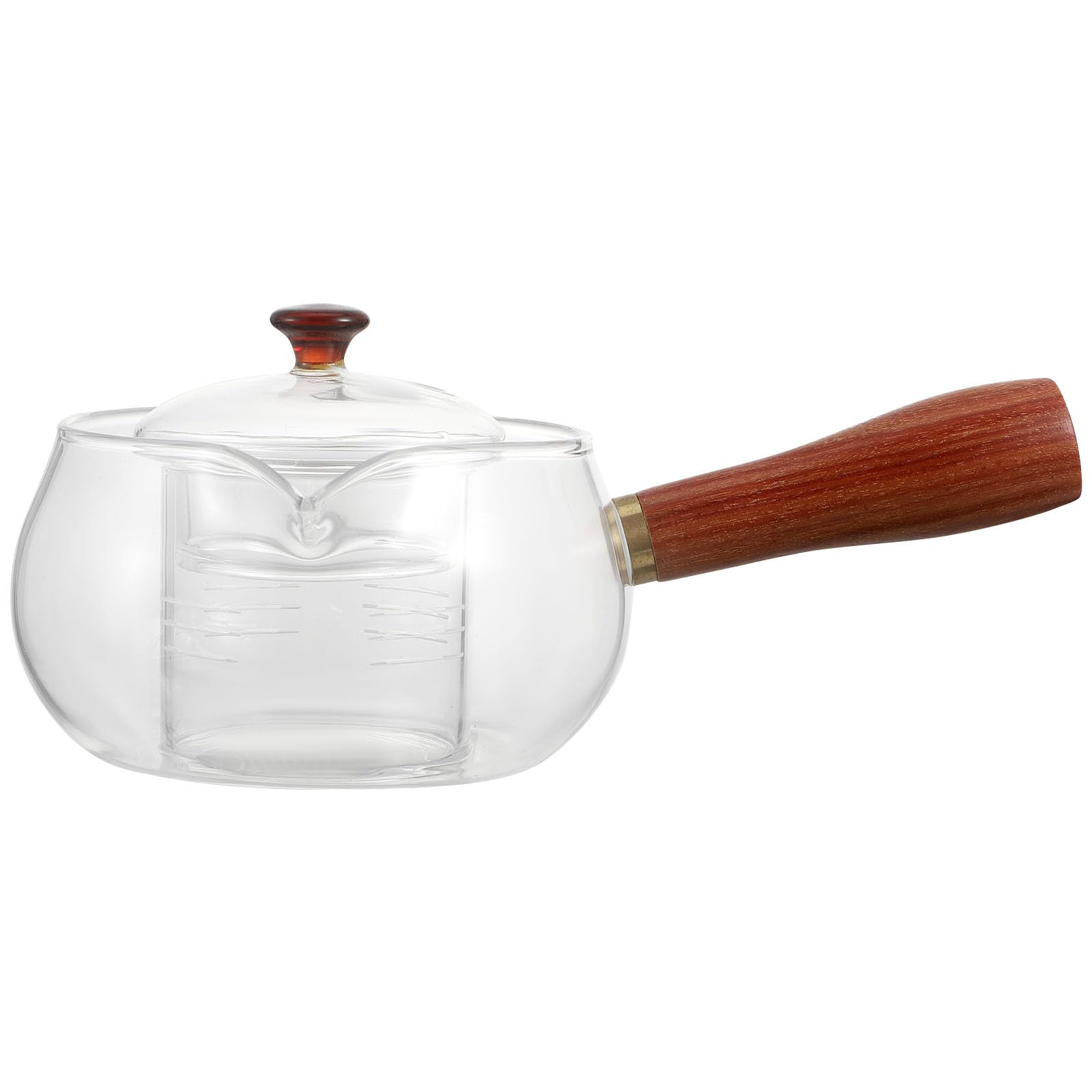 Lurrose Glaskanne 0,3 Liter - Türkischer Teekocher Aus Borosilikatglas