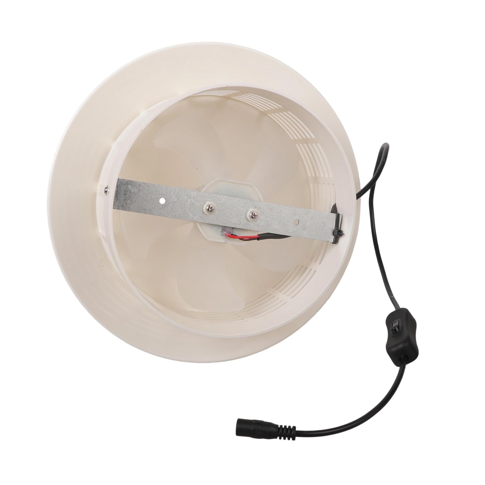 Solar Powered Fan Inline Duct Fan 12V 1600RPM Quiet for Indoor Gardens Ventilation Exhaust