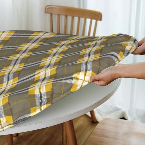 Nappe ronde imperméable et antidérapante en polyester pour table M - 3