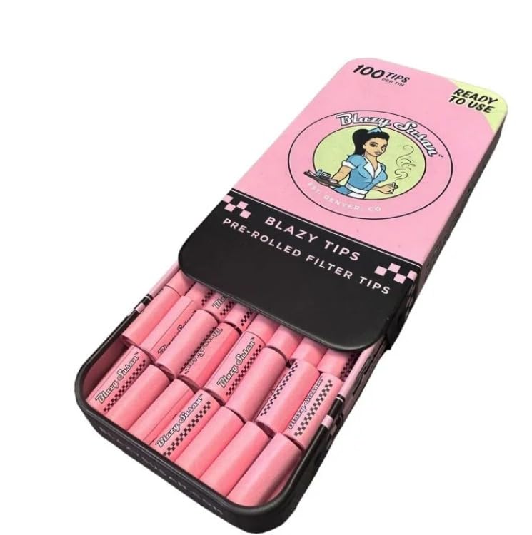 DAONEG Pink Pre-Rolled Filter Tips 100ct Ready To Use