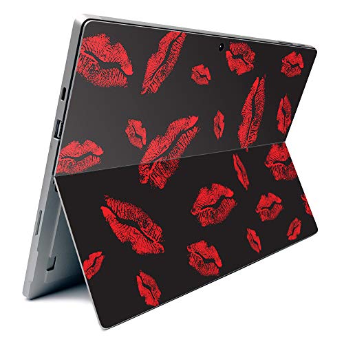 Image of MightySkins Carbon Fiber Skin for Microsoft Surface Pro 7 - Kiss Me | Textured Carbon Fiber Finish | Easy to Apply, Remove, and Change Styles | Made in The USA