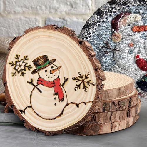 Tranches de bois de qualité supérieure avec écorce pour art et design