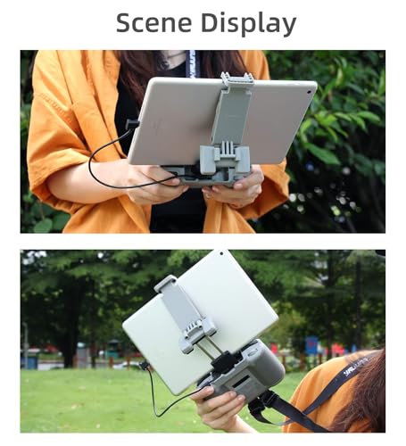 Gdraco Soporte de tablet para DJI Mini 2 / Air 2S / Mavic Air 2, sin desmontar, plegable, soporte para iPad con tabletas de 7,9/9,7/10,2/10,5/11 pulgadas - imagen 2