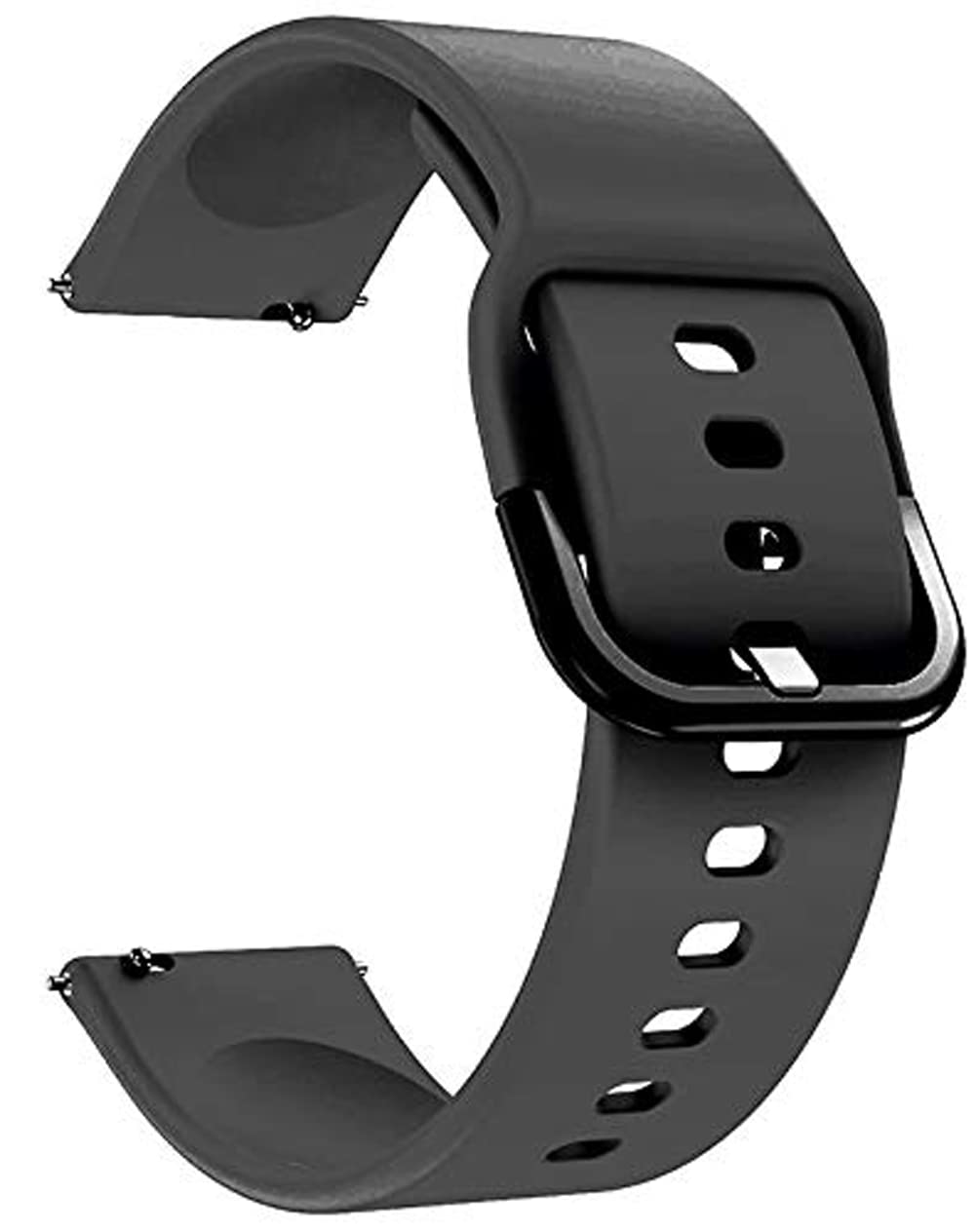 THREE DOTS Silicone 20mm Replacement Band Strap with Metal Buckle Compatible for Fire-Boltt Ninja 2 (B0B8W4PJG8) Amazon Price History, Amazon Price Tracker