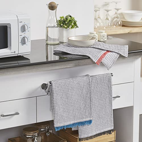 Penguin Home Set of 3 100% Cotton Kitchen Towels, Eco Friendly Sustainable Tea Towels Stylish with Different Pattern, Size - Image 4