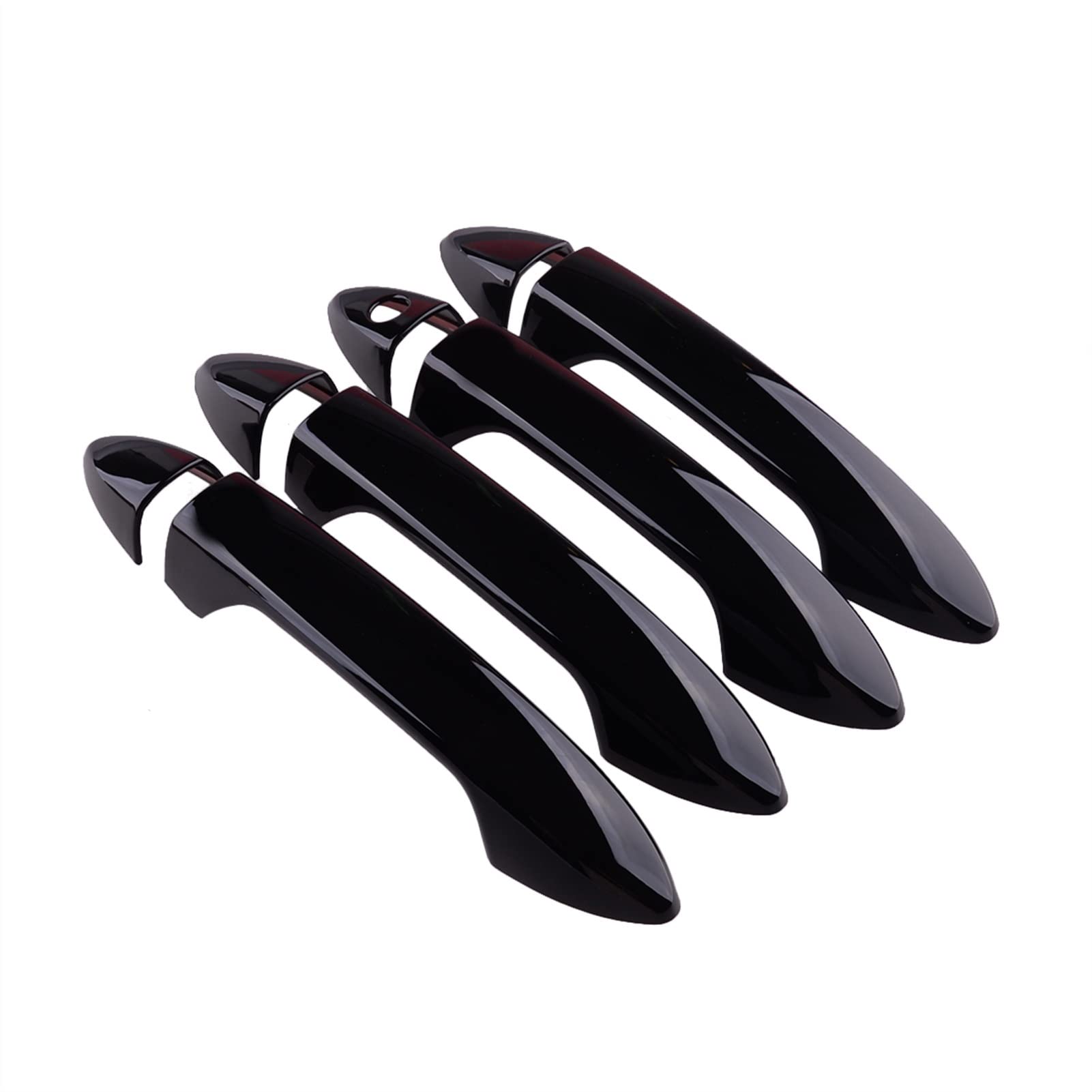 Fahbstr One Color Exterior Door Handle Cover For Accord 9Th 2013-2017 8Pcs/Set Abs Glossy Black Car Side Door Handle Cover Trim Without Keyless Hole Fit