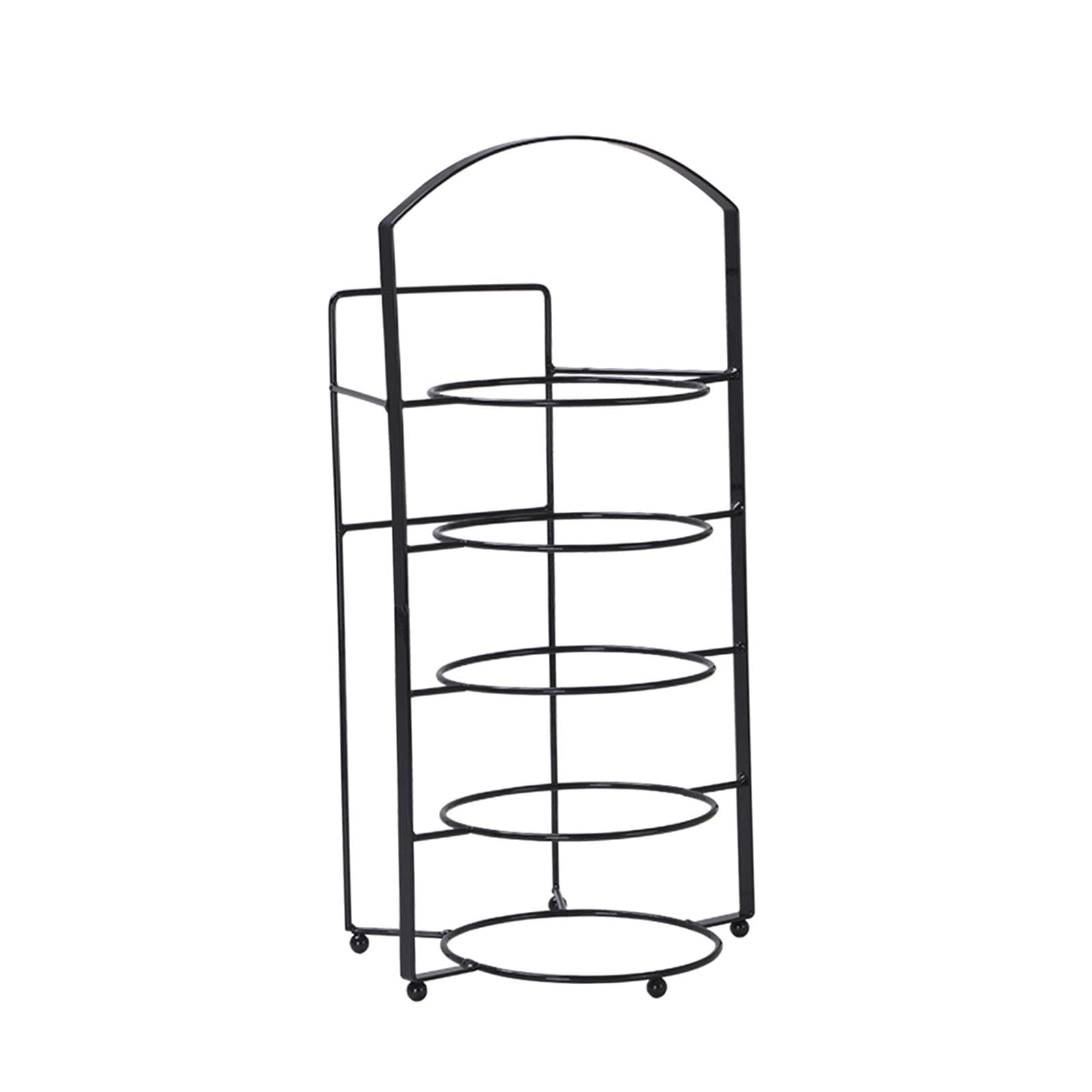 Expandable Countertop Shelves Room Decor 23x45cm Metal Kitchen Storage Shelf Black-picture-12