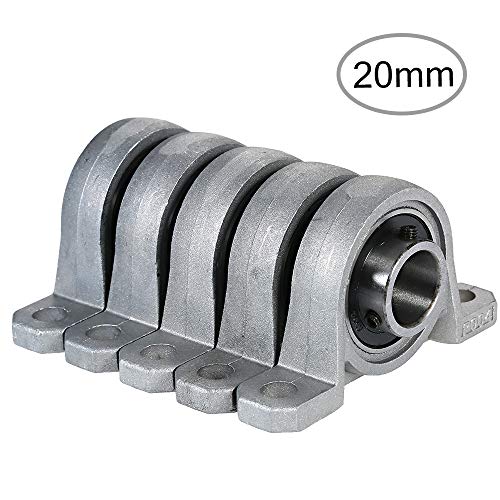 KKmoon Rodamiento en miniatura de soporte de para impresora 3D con asiento Rodamiento de bloque de cojinete Asiento Bloque de rodamiento de almohada para soporte,accesorios de impresora 3D