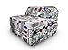 Natalia Spzoo Matelas lit Fauteuil futon Pliable Pliant Choix des Couleurs - Longueur 200 cm (Paris)