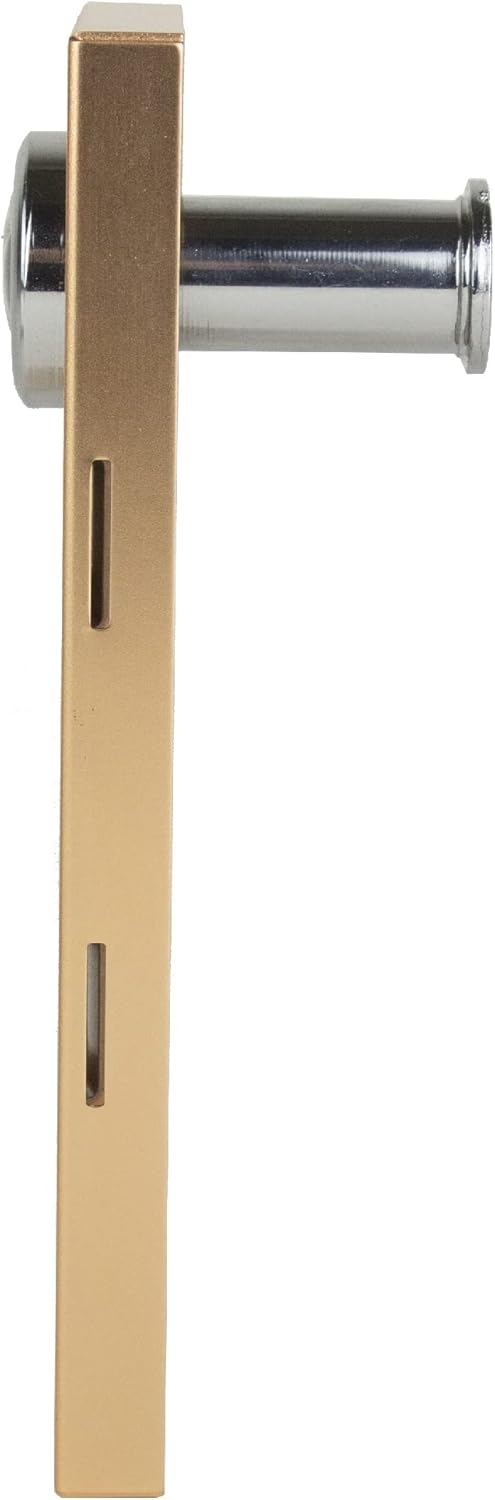 2-Note Mechanical Door Bell Chime and Door Button with Viewer, Bronze