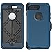 OtterBox Defender Series Case for iPhone 7 Plus (ONLY) - Retail Packaging - Bespoke Way (Blazer Blue/Stormy Seas Blue)