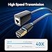 VENTION Cat 8 Ethernet Extension Cable 16FT 40Gbps LAN Cable Extender Cat8 FTP Ethernet Patch Internet Cable Shielded RJ45 Male to Female Connector