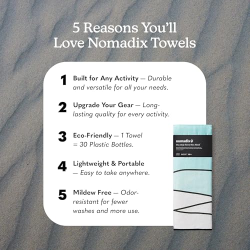 Image of Nomadix Original Towel - National Parks- Perfect for Beach, Pool, Travel, Camping, Yoga - Made with Recycled Materials - Super Absorbent - Sand Resistant