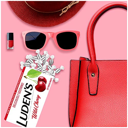 Ludens Throat Drops, Wild Cherry, Wild Cherry, 20 Count #TOP5