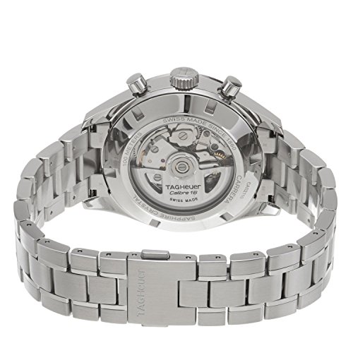 TAG Heuer Men's CAS2110.BA0730 Carrera Black Dial Chronograph Steel Watch3