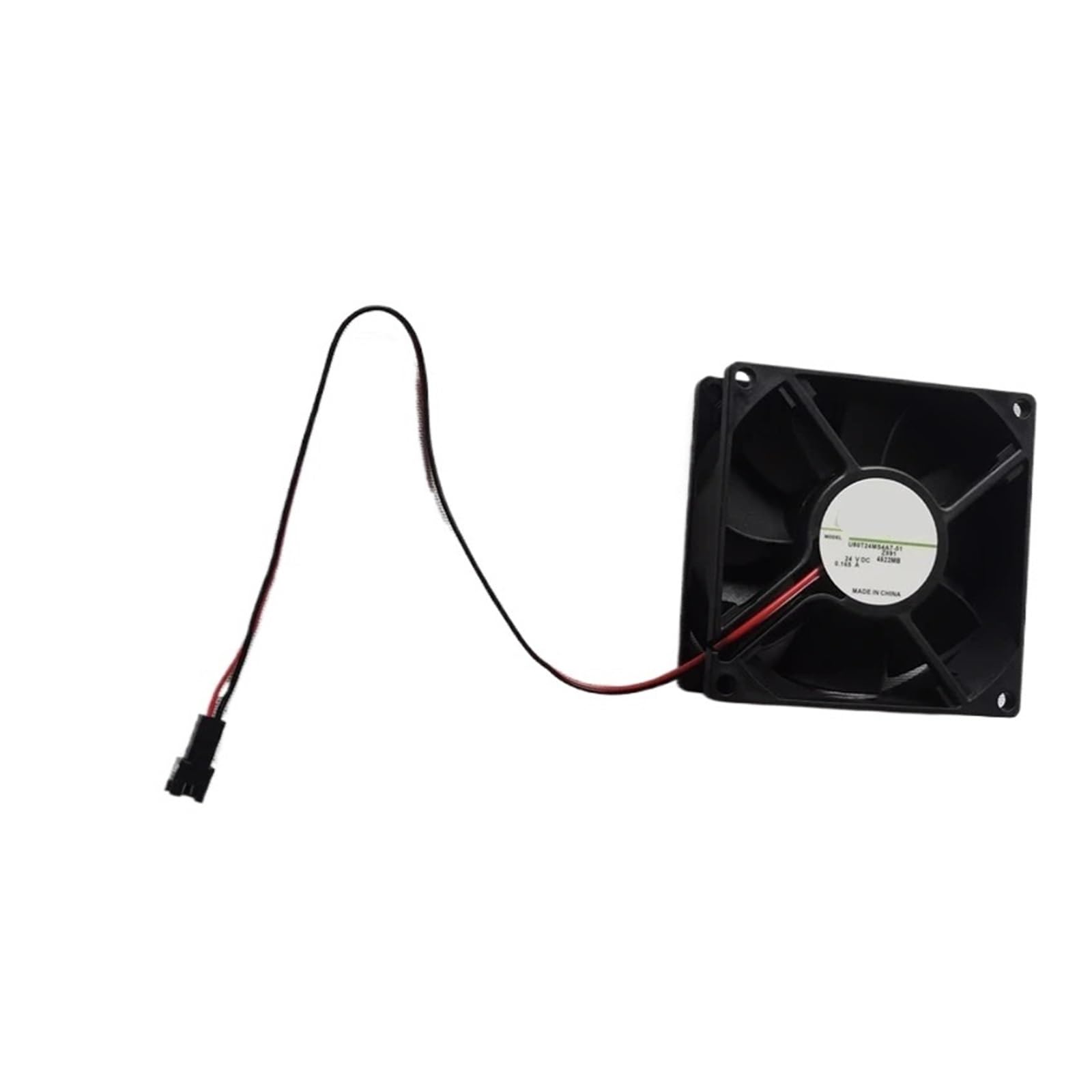 YMUGUEGH 80x80x25mm 24V 0.165A 8CM 8025 Fan U80T24MS4A7-51 cooling fan