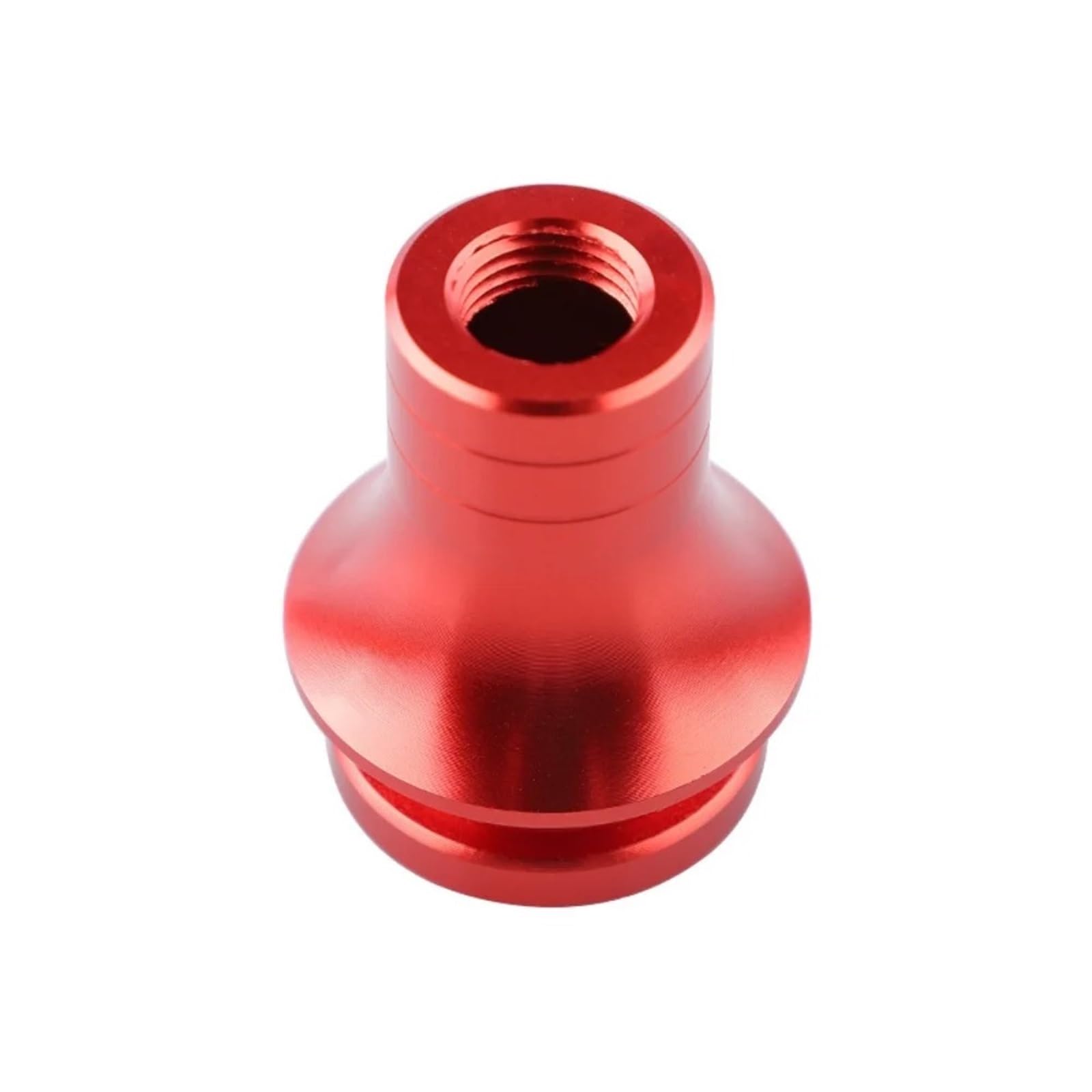 Dajmsuy Red Universal M12*1.25 Thread Shift Knob Boot Retainer Adapter Manual Gear Shifter Black Car Gear Shift(Red)