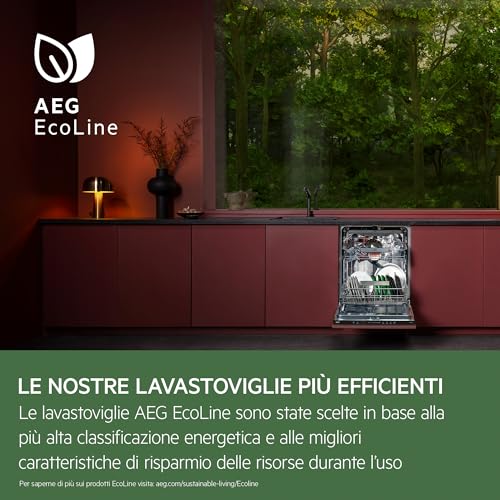 AEG FSE76727P LAVASTOVIGLIE INCASSO, 59,6 cm, Classe A - 2