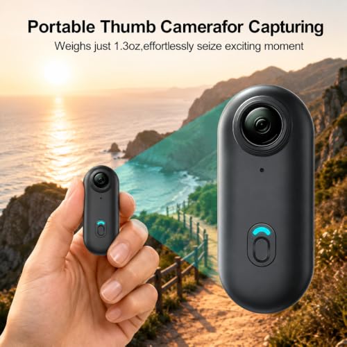 Image of JETO 4K Mini Body Camera 32GB, EIS Motorcycle POV Camera, 150 Wide Angle, WiFi App Live View, Magnetic Clip-On Action Cam, 100FT Waterproof Case