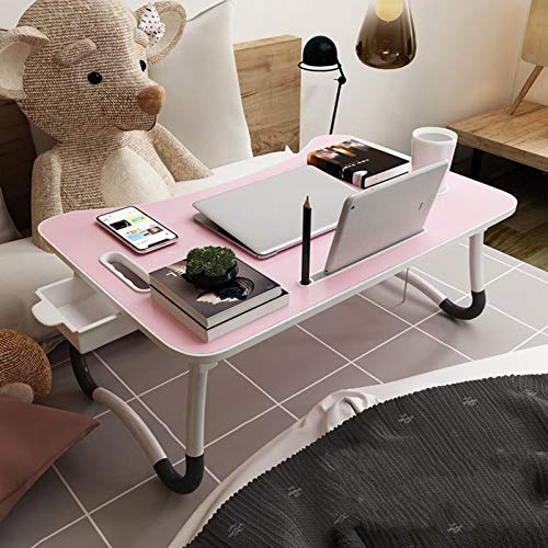 Tragbarer Laptop Ständer Mit Faltbare Beine,Multifunktionale Stehen Bettschreibtisch,Verdicken Frühstück Servieren Laptoptisch Robust Laptop