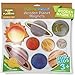 LEAPING LEARNING Wooden Planet Magnets for Kids Supplies, Learning Must-Haves for Home/Classroom Use, Solar System Magnets for Refrigerator & School Board, Toys for Toddlers 3+ and Kids Alike