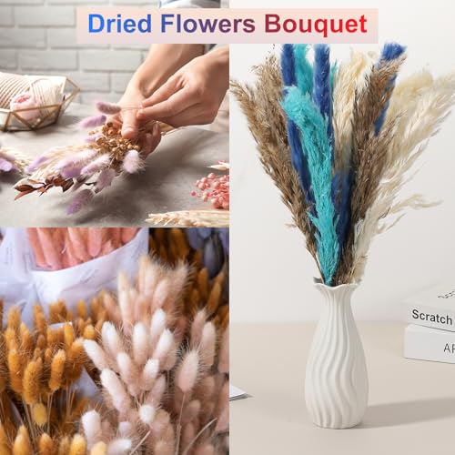 Ramos secos de flores naturales 10 pcs Lagurus Ovatus miniatura 5