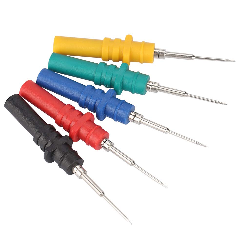 Oumefar Oscilloscope automobile Acupuncture Probe Non Destructive Pins Set Diagnostic Test Isolation Piercing Needle Repair Tools for Car Tester