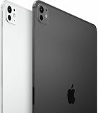Apple iPad Pro 11-inch (M4): Ultra Retina XDR display, 256GB, Landscape 12MP Front Camera/12MP Back Camera, LiDAR scanner, Wi-Fi 6E, Face ID, All-Day Battery Life, Standard glass - Space Black - 3