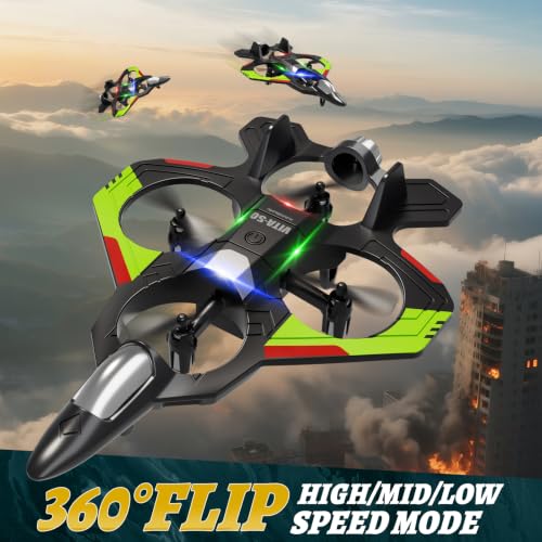 Image of 4DRC RC Planes Remote Control Airplanes with 3 Batteries, Foam RC Planes for Kids Adults Beginners 8-12 12-16, Remote Control Helicopter Fighter Jet Drones for Kids Adults, 360 Flip