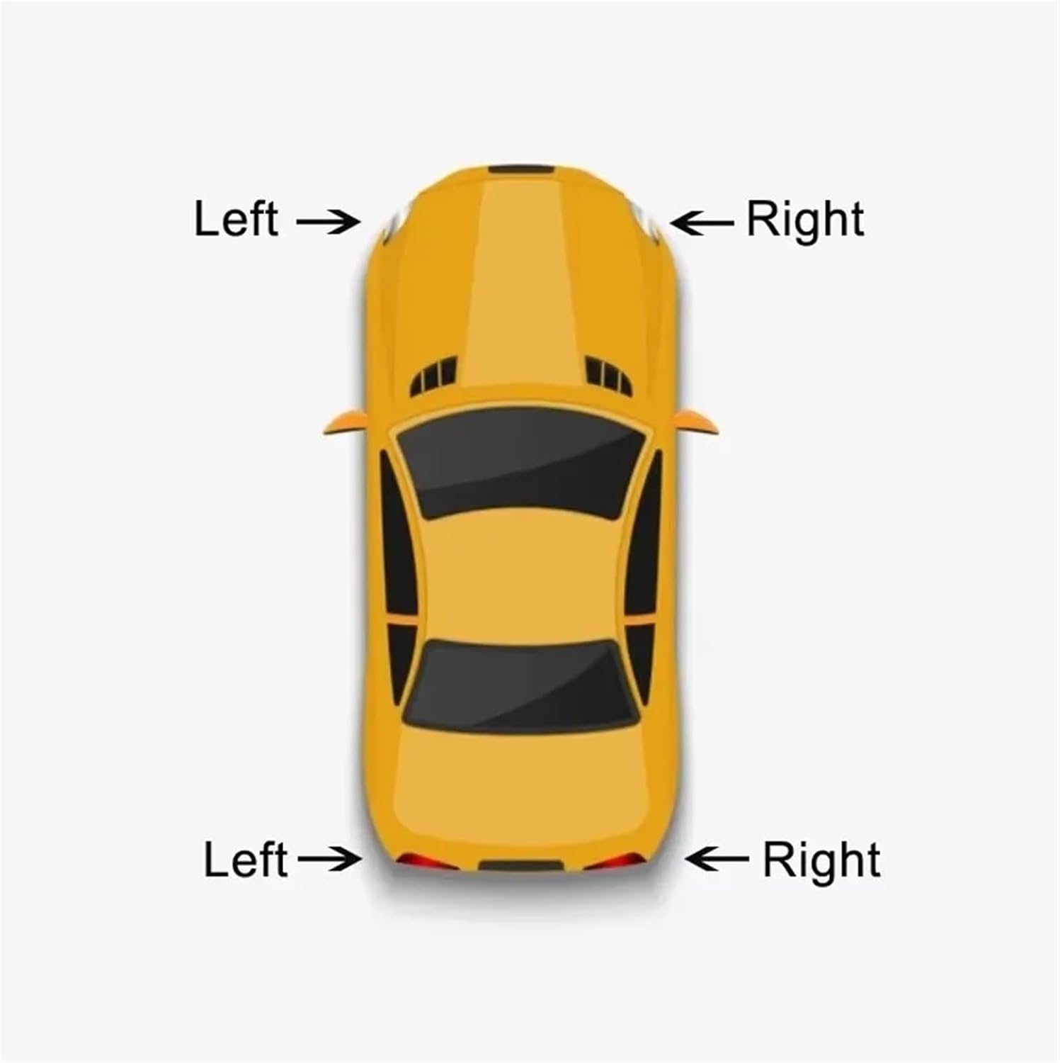 Rear Brake Lights Mask For BMW 5 Series G30 2017 2018 2019 2020 Car Tail Lamp Cover Taillight Shell Lens(Right A)