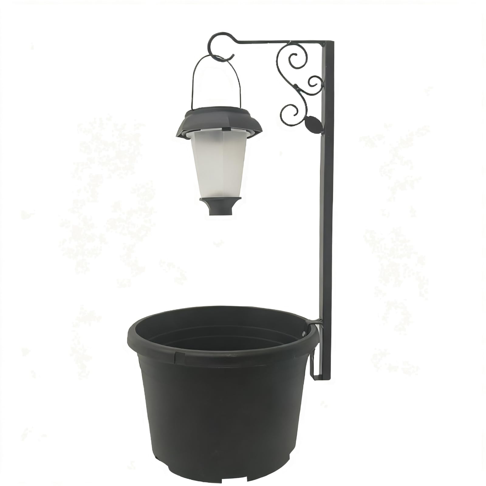 AMSLSIU Elegant Solar Lamp Post with Planter Grows Beautiful Plants While Offering Dedicated Illumination for Front Porch Decor