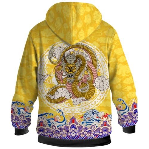 Dragon Jacket for Men Women Winter Coat Sweatshirts Zip Up Hoodies Gifts for Women Men3